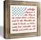 Americana Patriotic Wooden Sign Wall Decor, American Flag Pledge of Allegiance Plaque, Rustic Farmhouse USA Wall Art, 4th of July Independence Day Memorial Day Decorations for Home Office Living Room, Patriotic Gift Idea